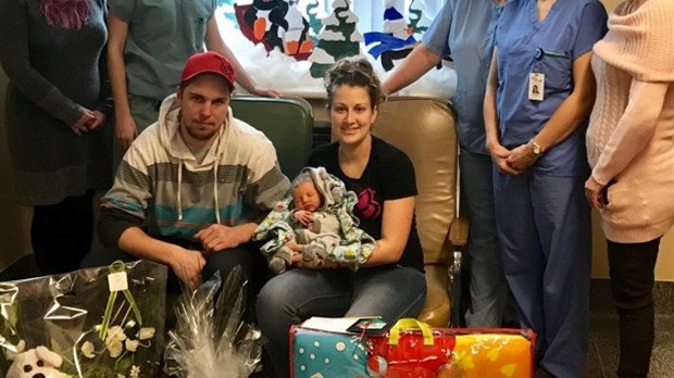 Le petit Malik est le premier bébé de l’année au CHRGP