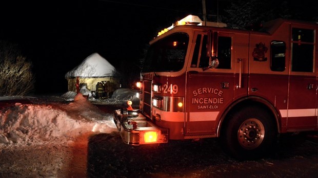 Début d'incendie à Saint-Éloi