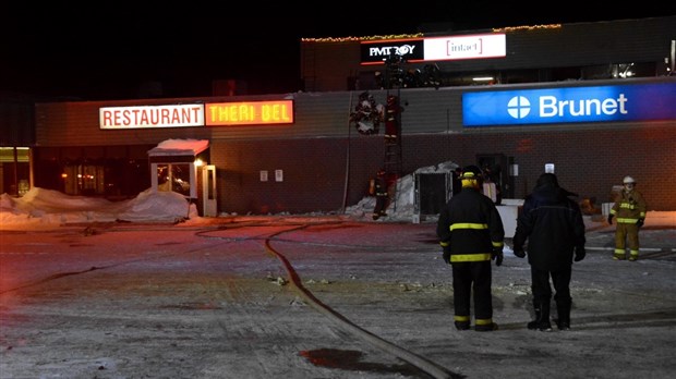 Incendie aux Galeries Trois-Pistoles