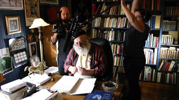Les quatre équipes du concours Ville et villages en images en tournage