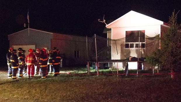 Début d’incendie à Saint-Elzéar-de-Témiscouata 