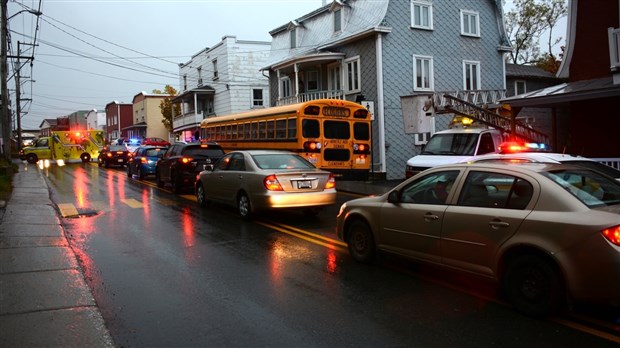 Collision sur la rue Témiscouata à Rivière-du-Loup