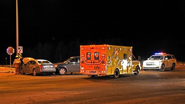 Collision à Rivière-du-Loup