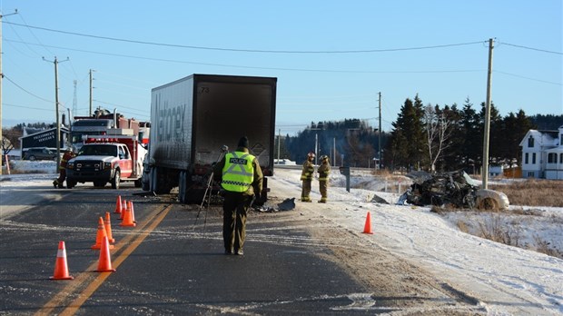 Violente collision à Notre-Dame-des-Neiges