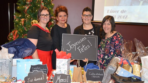 Une ambiance de partage au diner de Noël du CDE