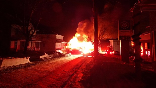 Saint-Fabien : le Centre funéraire Jean-Guy Rioux rasé par les flammes 