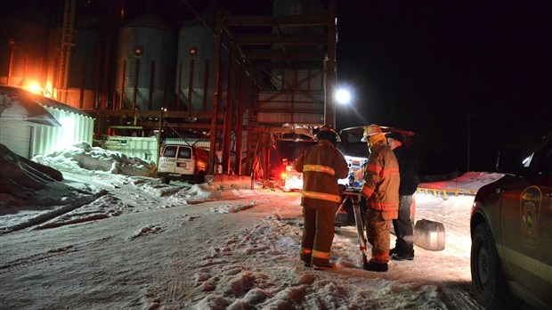Intervention incendie à La Coop Agriscar de L’Isle-Verte