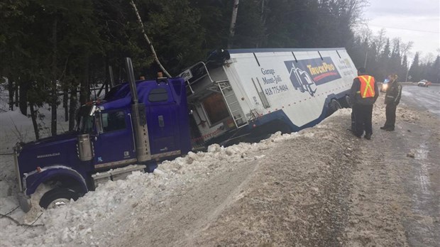 La glace joue des tours aux usagers de la route