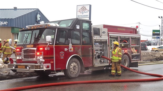Incendie à Rimouski