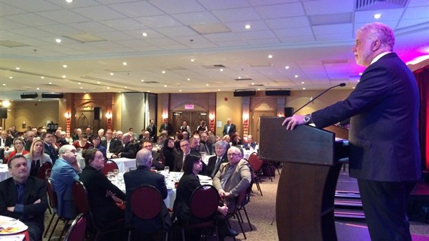 Philippe Couillard à Rivière-du-Loup