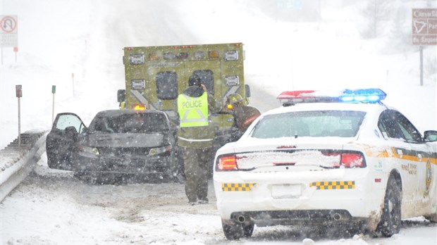  Accident sur l’autoroute 85 