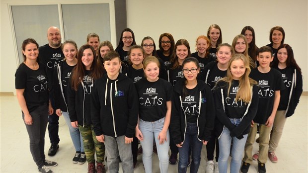 La comédie musicale «Cats» revisitée par des élèves de l’ESRDL