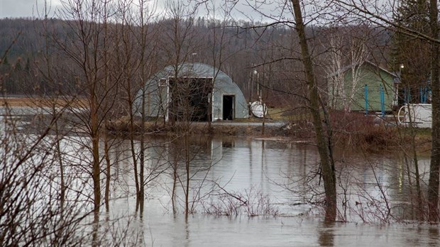 Niveau d’eau très élevé sur le territoire de Rivière-Bleue