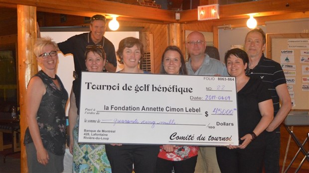 45 000 $ recueillis pour Fondation Annette Cimon Lebel
