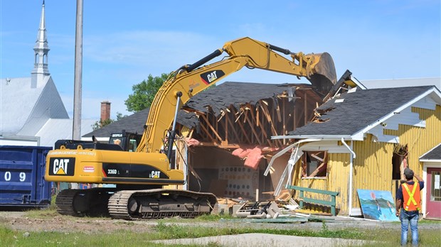 Démolition du Centre des loisirs de Cacouna