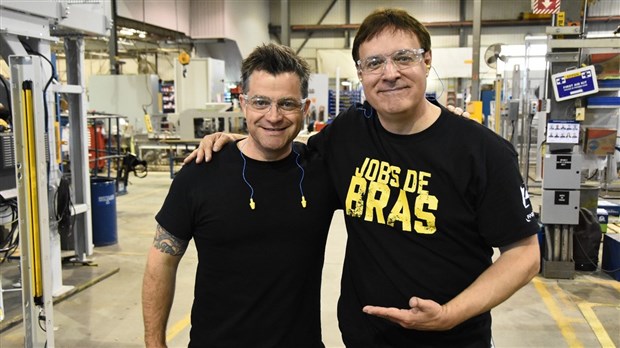 Jobs de bras en tournage chez Premier Tech 