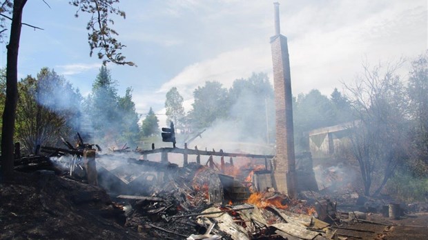 Incendie à Pohénégamook