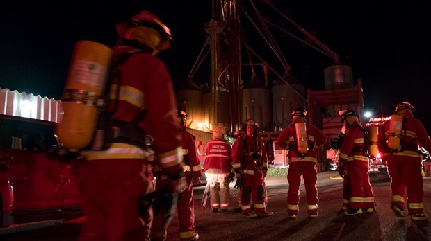 Intervention incendie à la Meunerie de L’Isle-Verte