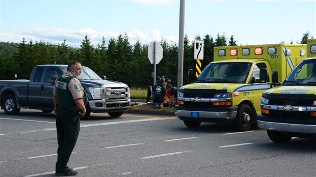 Deux cyclistes happés à Rivière-du-Loup 