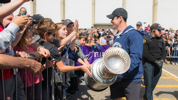 Défilé de Sidney Crosby et la Coupe Stanley à Rimouski 