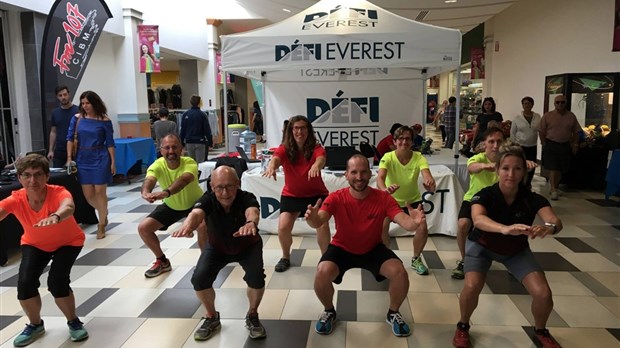Les cuisses ont eu chaud au Squat-Don du Défi Everest 
