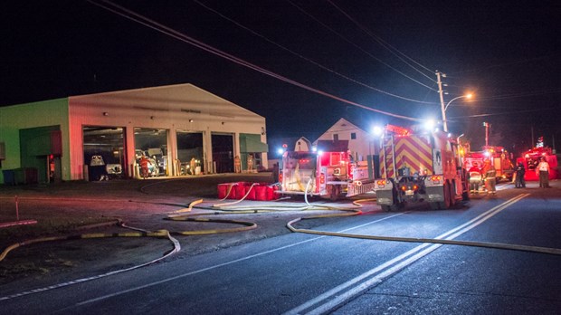 Incendie à Saint-Hubert