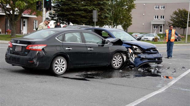 Collision à Rivière-du-Loup