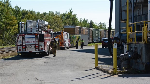 Intervention incendie à l’usine F.F. Soucy