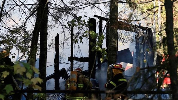 Incendie à Saint-Eusèbe