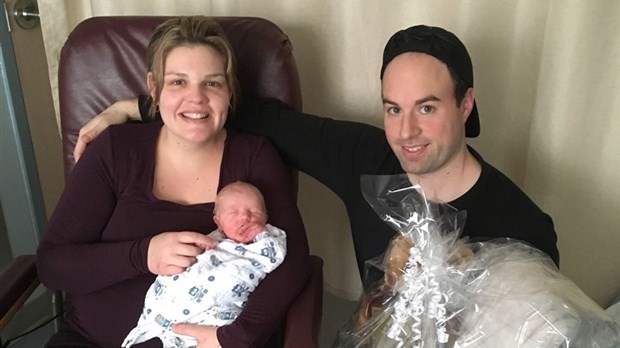 Olivier, premier bébé au Témiscouata
