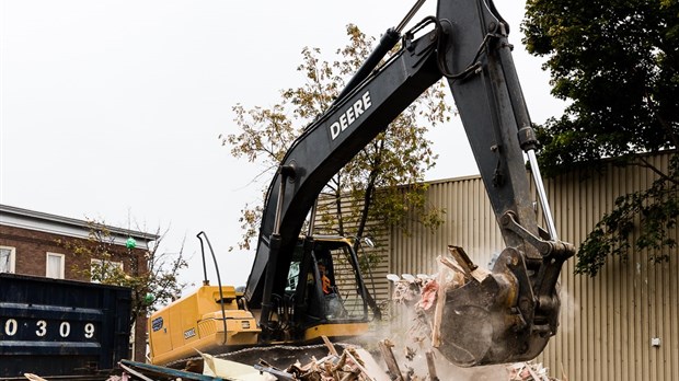 Démolition du 405 Lafontaine