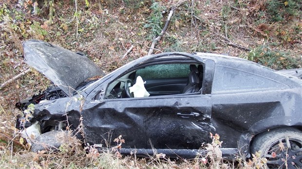 Violente sortie de route à Dégelis 