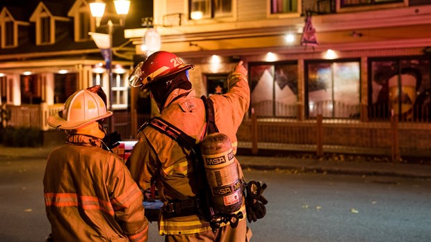 Intervention incendie sur la rue Lafontaine