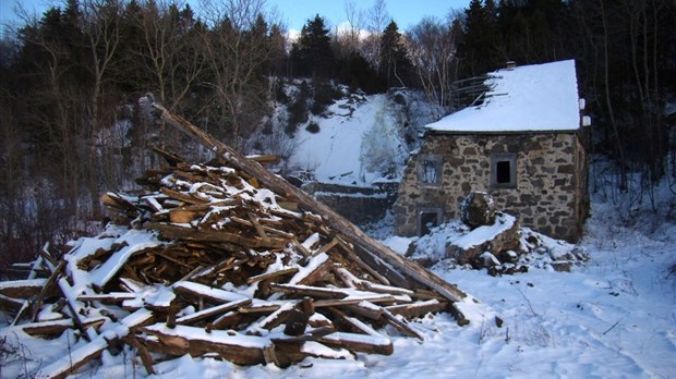Le moulin du Petit-Sault en piteux état