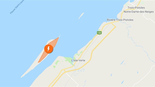 Panne électrique sur l'île Verte 