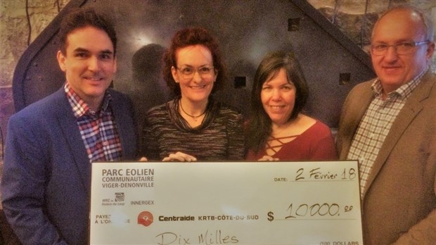 Don de 10 000 $ à Centraide KRTB-Côte-du-Sud