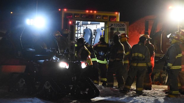 Accident de motoneige à L’Isle-Verte 