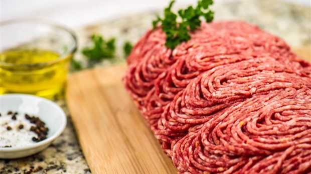 Rappel de boeuf haché possiblement contaminé à la bactérie E. coli