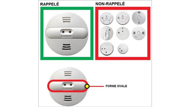 Kidde rappelle des détecteurs de fumée à deux capteurs