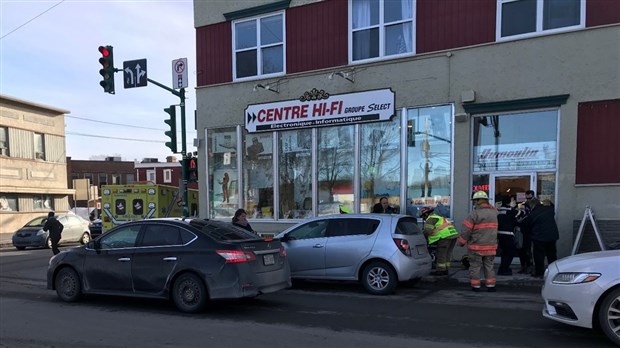 Collision sur la rue Lafontaine