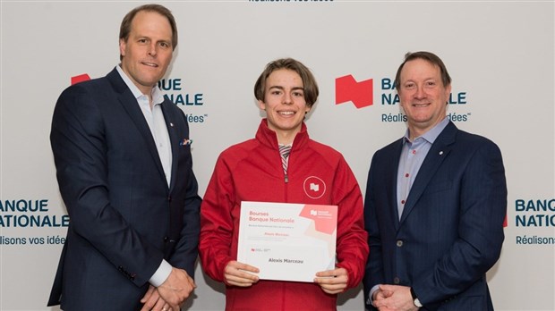 Alexis Marceau et Charlie Bilodeau, boursiers de la Banque Nationale