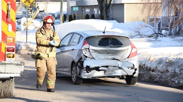 Collision sur la rue Témiscouata 