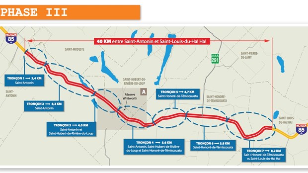 Les appels d’offres publics pour la phase III de l’autoroute 85 sont lancés