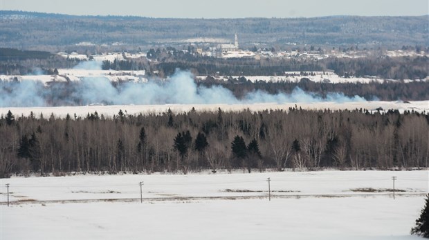 Intervention incendie dans une tourbière 