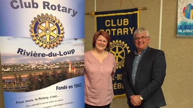 Le Club Rotary reçoit Maggy Marquis