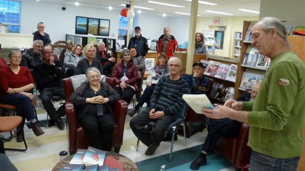 L’auteur Gilles Bourque à la bibliothèque de Saint-Paul-de-la-Croix