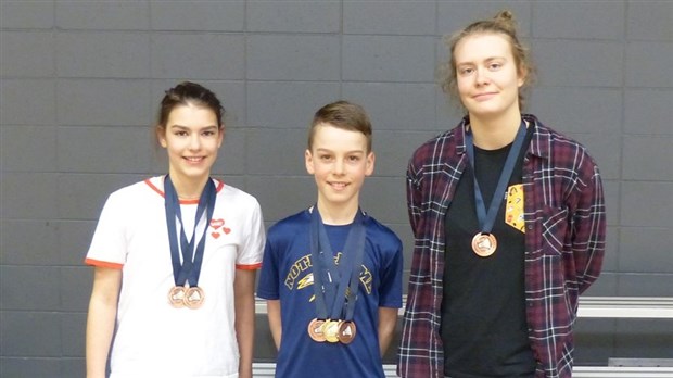 Olivier Hamel, champion provincial en badminton