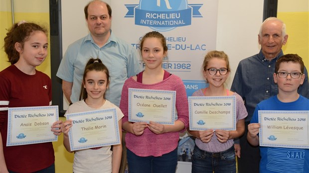 Les gagnants de la Dictée Richelieu de Témiscouata-sur-le-Lac