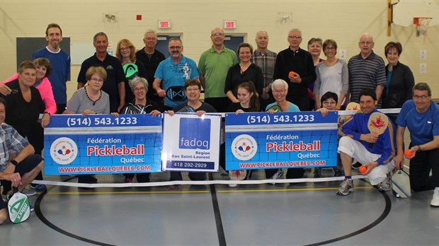 Initiation réussie au pickleball à Rivière-du-Loup
