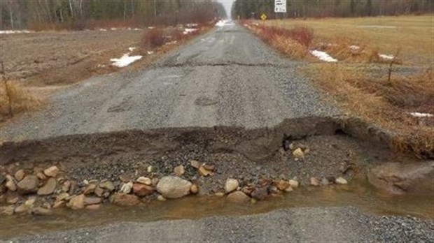 Fermeture d’une portion de la route Poitras et du chemin Têtu